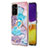 Custodia Silicone Gel Morbida Fantasia Modello Cover con Anello Supporto Y03B per Samsung Galaxy Quantum2 5G