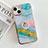 Custodia Silicone Gel Morbida Fantasia Modello Cover con Anello Supporto Y05B per Apple iPhone 13