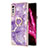 Custodia Silicone Gel Morbida Fantasia Modello Cover con Anello Supporto Y05B per LG Velvet 4G