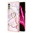 Custodia Silicone Gel Morbida Fantasia Modello Cover con Anello Supporto Y05B per LG Velvet 5G