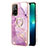 Custodia Silicone Gel Morbida Fantasia Modello Cover con Anello Supporto Y05B per Oppo A94 5G