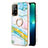 Custodia Silicone Gel Morbida Fantasia Modello Cover con Anello Supporto Y05B per Oppo A94 5G