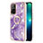 Custodia Silicone Gel Morbida Fantasia Modello Cover con Anello Supporto Y05B per Oppo A95 5G