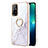 Custodia Silicone Gel Morbida Fantasia Modello Cover con Anello Supporto Y05B per Oppo A95 5G