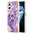 Custodia Silicone Gel Morbida Fantasia Modello Cover con Anello Supporto Y05B per Oppo K10 4G