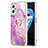 Custodia Silicone Gel Morbida Fantasia Modello Cover con Anello Supporto Y05B per Oppo K10 4G