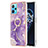 Custodia Silicone Gel Morbida Fantasia Modello Cover con Anello Supporto Y05B per Realme 9 Pro 5G