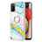 Custodia Silicone Gel Morbida Fantasia Modello Cover con Anello Supporto Y05B per Samsung Galaxy A02s