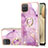 Custodia Silicone Gel Morbida Fantasia Modello Cover con Anello Supporto Y05B per Samsung Galaxy A12 Nacho Lavanda