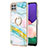 Custodia Silicone Gel Morbida Fantasia Modello Cover con Anello Supporto Y05B per Samsung Galaxy A22 5G