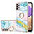 Custodia Silicone Gel Morbida Fantasia Modello Cover con Anello Supporto Y05B per Samsung Galaxy A23 5G Colorato