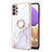 Custodia Silicone Gel Morbida Fantasia Modello Cover con Anello Supporto Y05B per Samsung Galaxy A73 5G