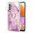 Custodia Silicone Gel Morbida Fantasia Modello Cover con Anello Supporto Y05B per Samsung Galaxy M32 5G