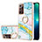 Custodia Silicone Gel Morbida Fantasia Modello Cover con Anello Supporto Y05B per Samsung Galaxy Note 20 Ultra 5G Colorato