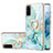 Custodia Silicone Gel Morbida Fantasia Modello Cover con Anello Supporto Y05B per Samsung Galaxy S20 5G Verde