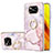 Custodia Silicone Gel Morbida Fantasia Modello Cover con Anello Supporto Y05B per Xiaomi Poco X3 NFC