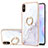 Custodia Silicone Gel Morbida Fantasia Modello Cover con Anello Supporto Y05B per Xiaomi Redmi 9i