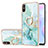 Custodia Silicone Gel Morbida Fantasia Modello Cover con Anello Supporto Y05B per Xiaomi Redmi 9i