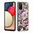 Custodia Silicone Gel Morbida Fantasia Modello Cover con Anello Supporto Y06B per Samsung Galaxy A02s