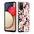Custodia Silicone Gel Morbida Fantasia Modello Cover con Anello Supporto Y06B per Samsung Galaxy A03s Rosa