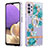 Custodia Silicone Gel Morbida Fantasia Modello Cover con Anello Supporto Y06B per Samsung Galaxy A23 5G