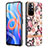 Custodia Silicone Gel Morbida Fantasia Modello Cover con Anello Supporto Y06B per Xiaomi Redmi Note 11T 5G