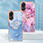 Custodia Silicone Gel Morbida Fantasia Modello Cover con Anello Supporto YB1 per Oppo Reno8 T 4G