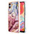 Custodia Silicone Gel Morbida Fantasia Modello Cover con Anello Supporto YB1 per Samsung Galaxy A04 4G Multicolore