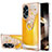 Custodia Silicone Gel Morbida Fantasia Modello Cover con Anello Supporto YB2 per Oppo A38
