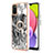 Custodia Silicone Gel Morbida Fantasia Modello Cover con Anello Supporto YB2 per Samsung Galaxy A02s