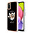 Custodia Silicone Gel Morbida Fantasia Modello Cover con Anello Supporto YB2 per Samsung Galaxy A02s Multicolore