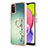 Custodia Silicone Gel Morbida Fantasia Modello Cover con Anello Supporto YB2 per Samsung Galaxy A03s Verde