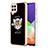 Custodia Silicone Gel Morbida Fantasia Modello Cover con Anello Supporto YB2 per Samsung Galaxy M32 4G Multicolore