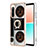 Custodia Silicone Gel Morbida Fantasia Modello Cover con Anello Supporto YB2 per Sony Xperia 10 IV