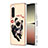 Custodia Silicone Gel Morbida Fantasia Modello Cover con Anello Supporto YB2 per Sony Xperia 5 IV Khaki