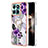 Custodia Silicone Gel Morbida Fantasia Modello Cover con Anello Supporto YB3 per Huawei Honor X8b