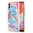 Custodia Silicone Gel Morbida Fantasia Modello Cover con Anello Supporto YB3 per Samsung Galaxy M04