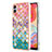Custodia Silicone Gel Morbida Fantasia Modello Cover con Anello Supporto YB3 per Samsung Galaxy M04 Colorato
