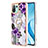 Custodia Silicone Gel Morbida Fantasia Modello Cover con Anello Supporto YB3 per Xiaomi Mi 11 Lite 5G NE Viola