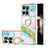 Custodia Silicone Gel Morbida Fantasia Modello Cover con Anello Supporto YB5 per Huawei Honor X8b