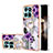 Custodia Silicone Gel Morbida Fantasia Modello Cover con Anello Supporto YB5 per Huawei Honor X8b Viola