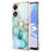 Custodia Silicone Gel Morbida Fantasia Modello Cover con Anello Supporto YB5 per Oppo A78 5G