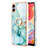 Custodia Silicone Gel Morbida Fantasia Modello Cover con Anello Supporto YB5 per Samsung Galaxy M04