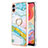 Custodia Silicone Gel Morbida Fantasia Modello Cover con Anello Supporto YB5 per Samsung Galaxy M04