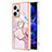 Custodia Silicone Gel Morbida Fantasia Modello Cover con Anello Supporto YB5 per Xiaomi Redmi Note 12 Explorer