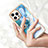 Custodia Silicone Gel Morbida Fantasia Modello Cover con Anello Supporto YJ1 per Apple iPhone 13 Pro Max