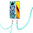 Custodia Silicone Gel Morbida Fantasia Modello Cover con Cinghia Cordino Mano Y01B per Xiaomi Poco X3 NFC