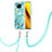 Custodia Silicone Gel Morbida Fantasia Modello Cover con Cinghia Cordino Mano Y01B per Xiaomi Poco X3 NFC