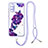Custodia Silicone Gel Morbida Fantasia Modello Cover con Cinghia Cordino Mano Y01X per Samsung Galaxy S20 5G