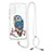 Custodia Silicone Gel Morbida Fantasia Modello Cover con Cinghia Cordino Mano Y01X per Samsung Galaxy S20 5G Multicolore